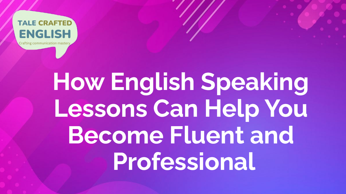 English Speaking Lessons